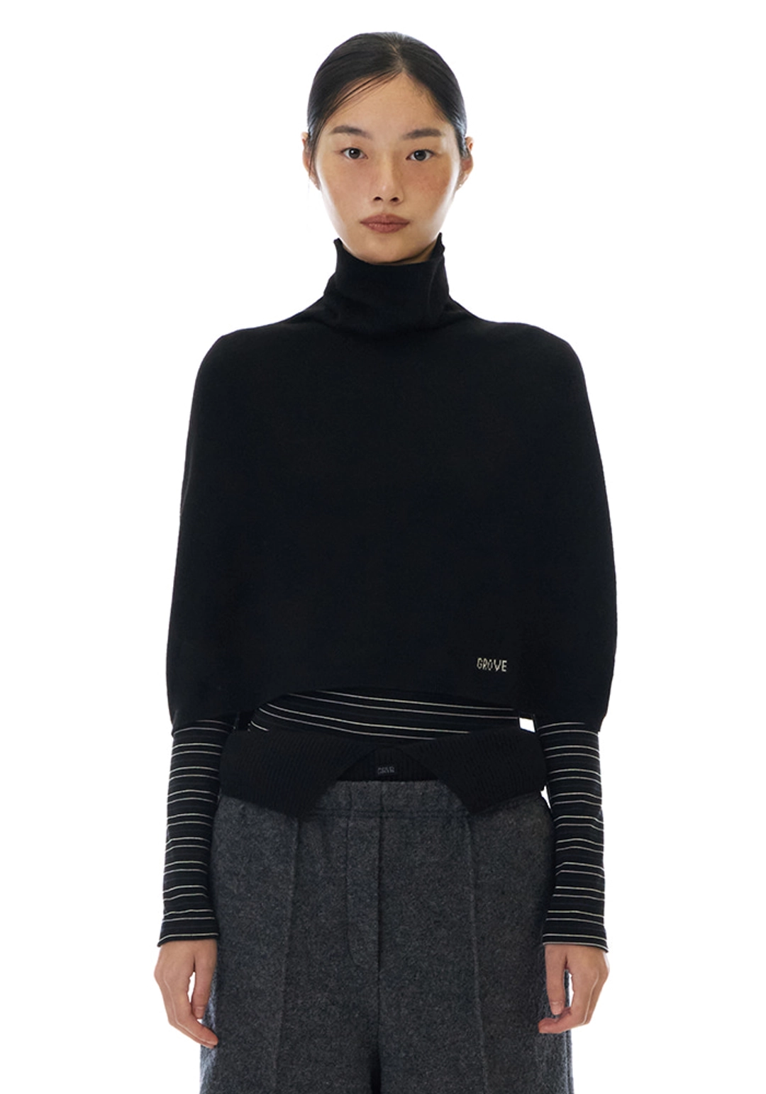 그로브 EVELYN KNIT CAPE 상품 이미지 2
