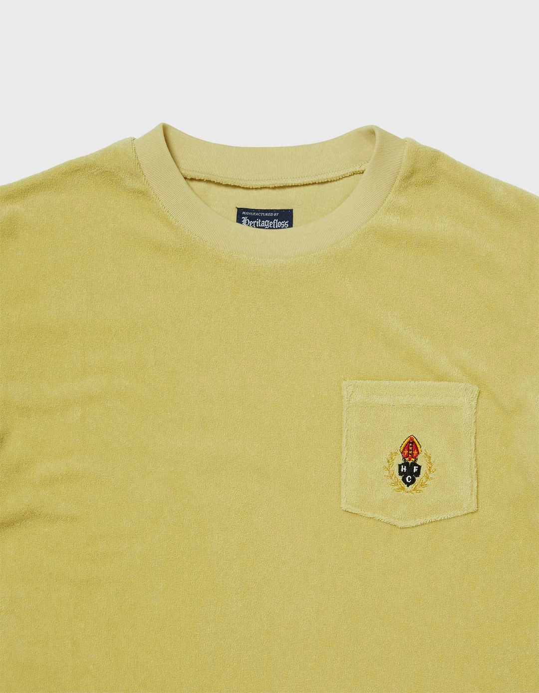 헤리티지플로스 CHILDREN TOWEL POCKET HALF-SLEEVE / Yellow 상품 이미지 2