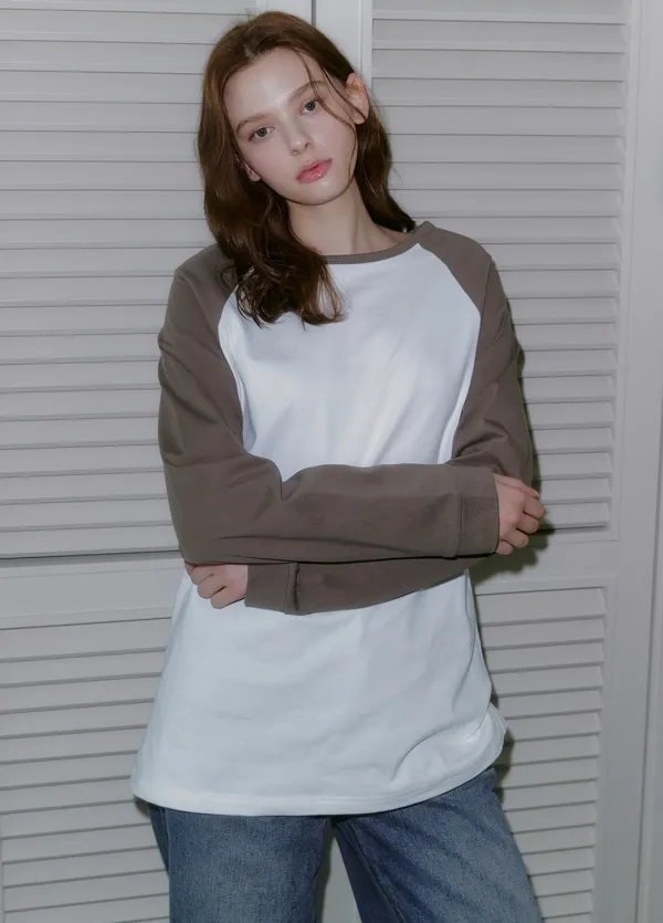 [44-120] Ticonin Reglan Tee 티코닌 래글런 티 (가을-봄-데일리룩-이지웨어-마실룩-출근룩-데이트룩-나그랑-나그랑티셔츠-긴팔티셔츠-긴팔티-베이직-심플-롱슬리브-루즈핏-자체제작)