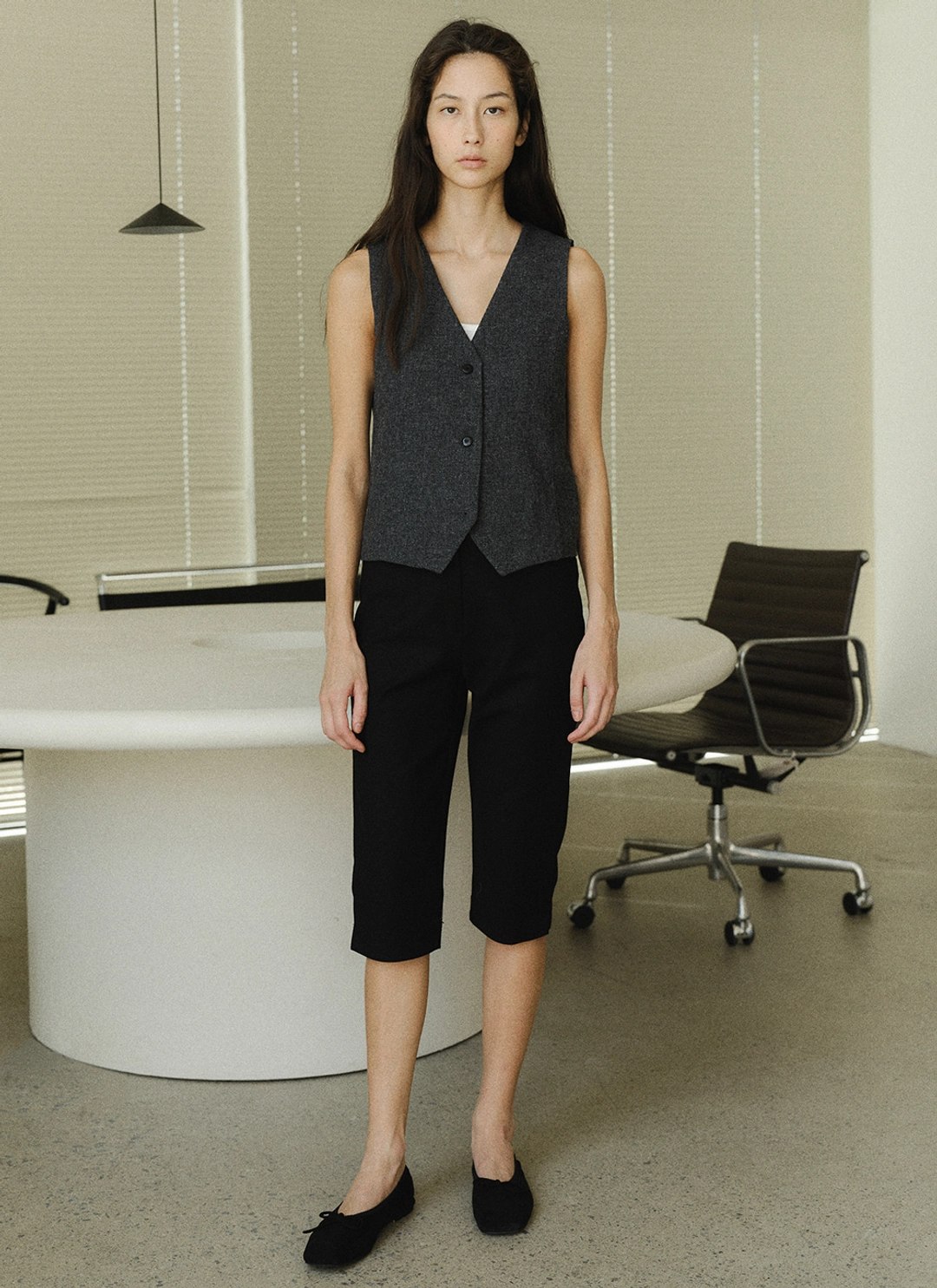 르닐 Carson Vest (Charcoal) 상품 이미지 2