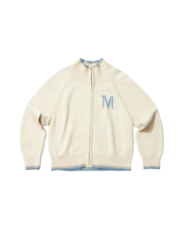 [online exclusive]bambi knit zip-up (cream)