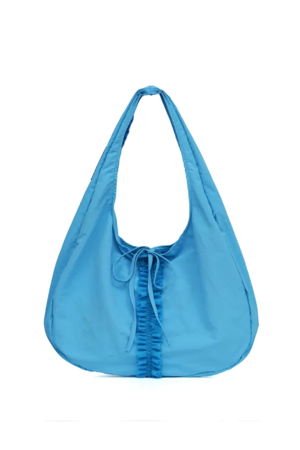 [3차 재입고] [X MA JOURNÉE] 프릴 호보 백  frill hobo bag (ocean blue)