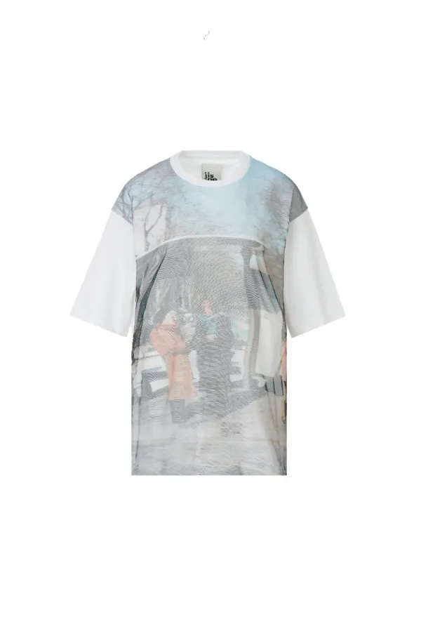 Oversized half sleeve t-shirts - People