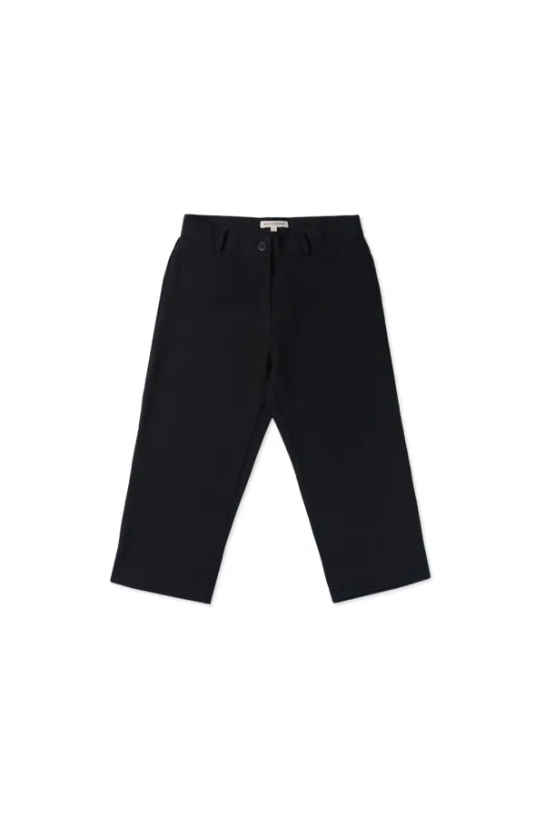 Line capri pants_black