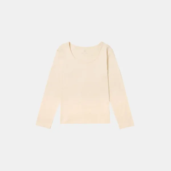 SITP5189 에센셜 U넥 긴팔 티셔츠_S\'est passee(쎄빠쎄)_Light beige
