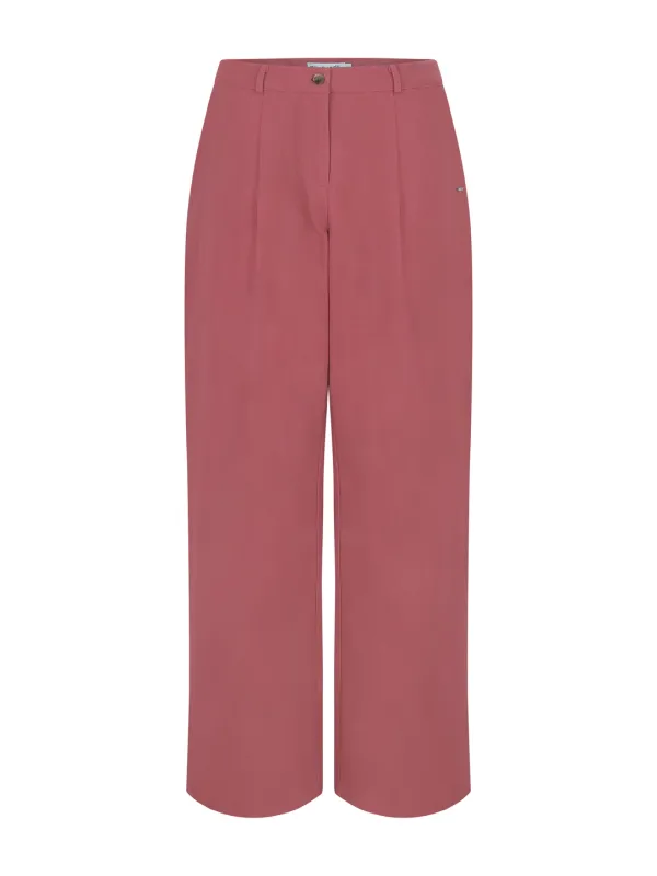 Cotton Pintuck Roll-Up Pants