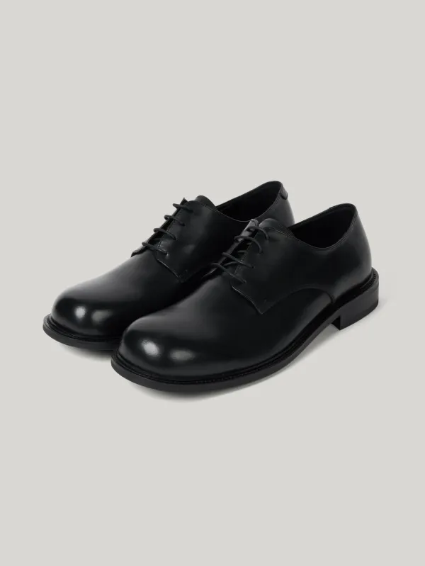 MEN\'S FRANC DERBY SHOES (SOFT BLACK)