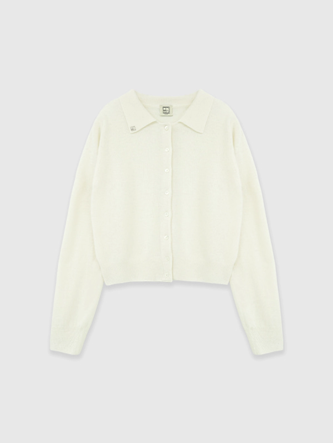 오디에스 Via Collar Cardigan (Ivory) 상품 이미지 1