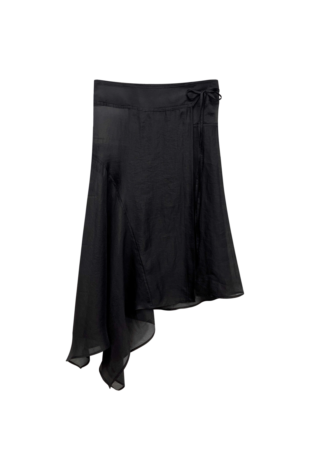 아리 ELAN LINE WRAP SKIRT / BLACK 상품 이미지 1
