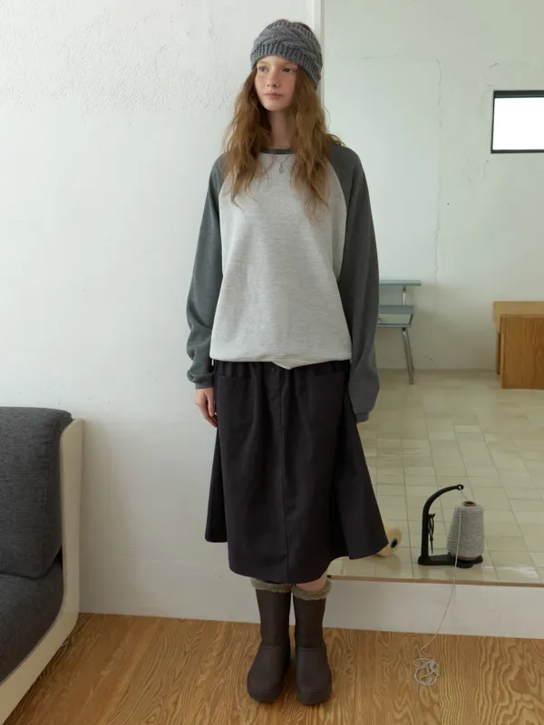 Bertie overfit sweatshirt (mgy/ch)