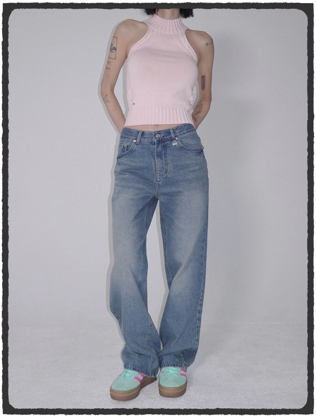 페일제이드 Vintage Midrise Wide Denim 상품 이미지 2