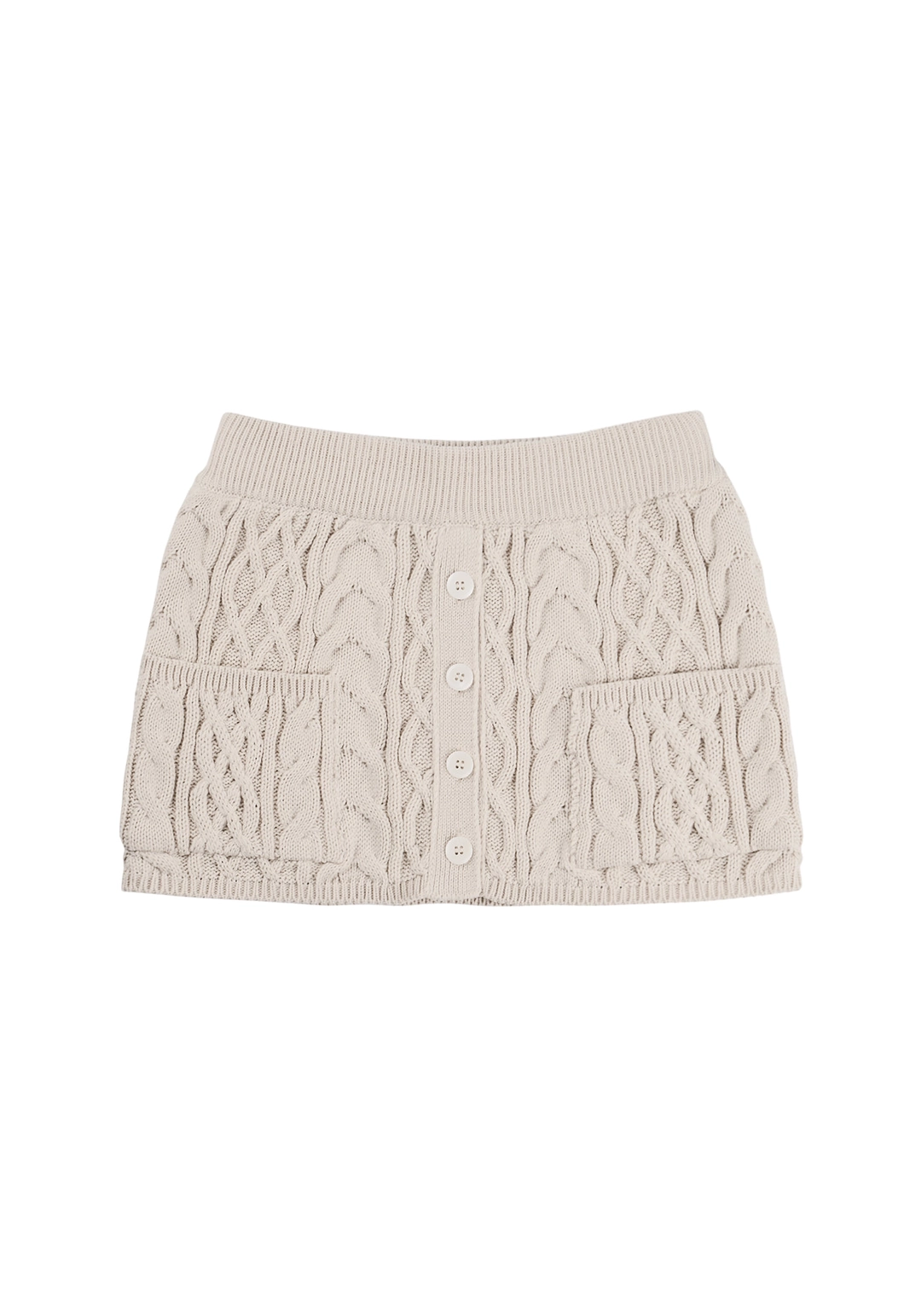 힐다 Dear Winter Knit Skirt [Oatmeal] 상품 이미지 1