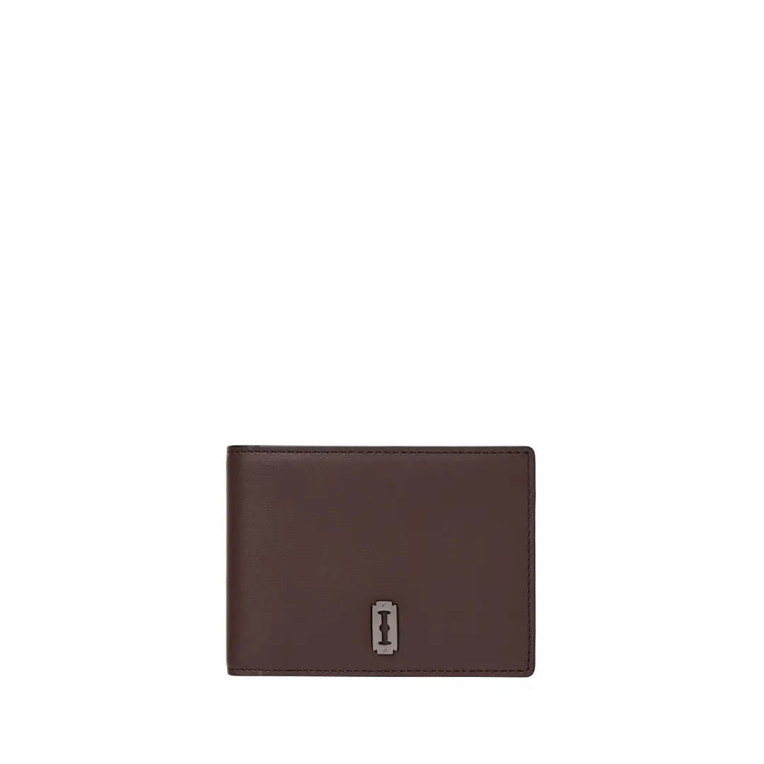 분크 [아울렛] Perfec Slim Half Wallet (퍼펙 슬림 반지갑) Dark Brown 상품 이미지 1