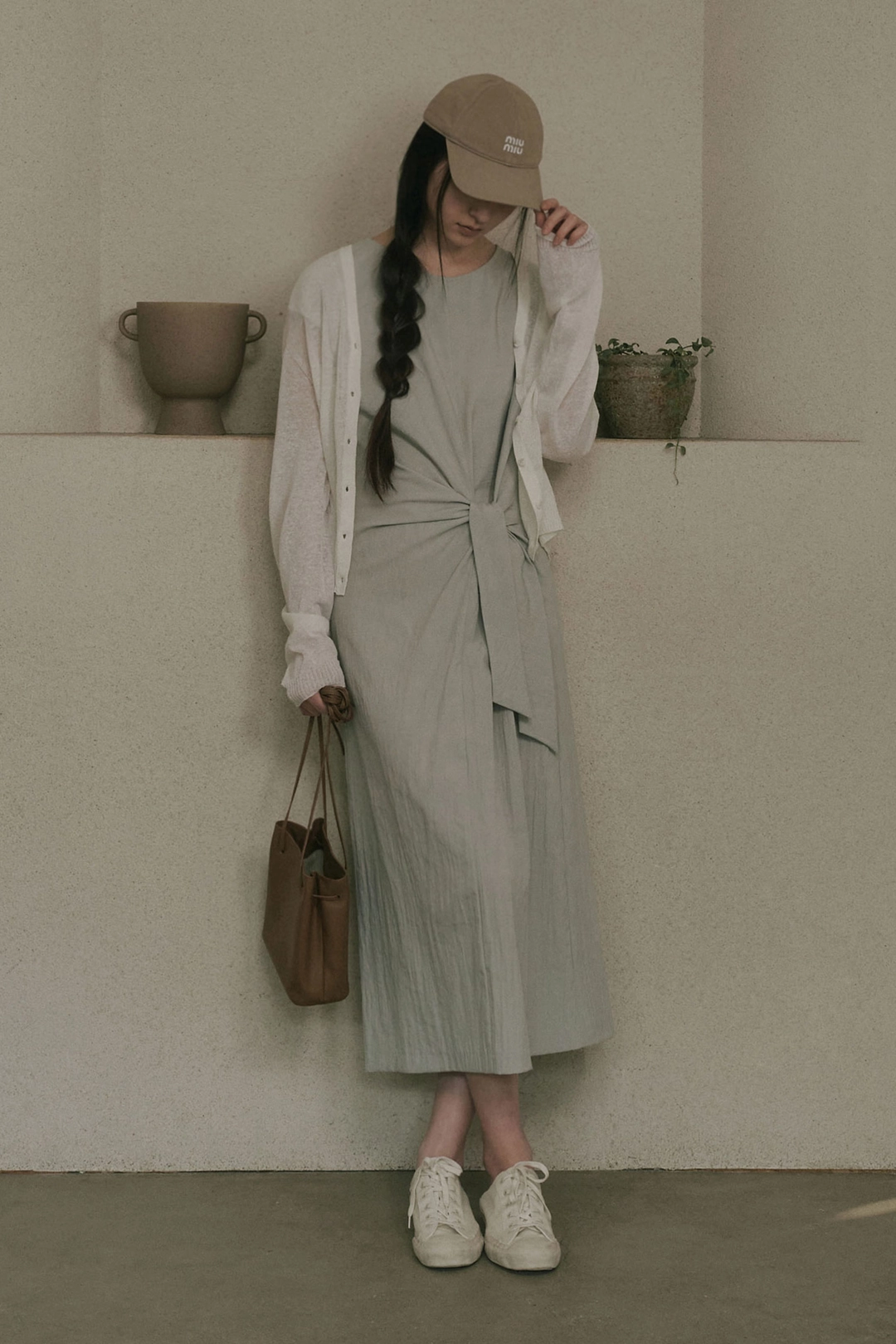 세이지먼트 MANDY TIE LONG DRESS_SKYBLUE 상품 이미지 2