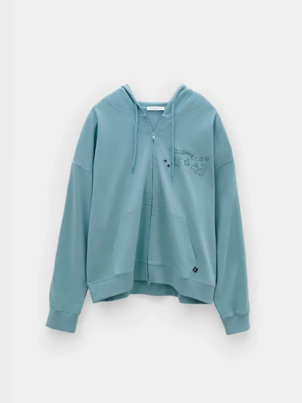 [Exclusive] Mirae Zip-Up Hoodie_Mint