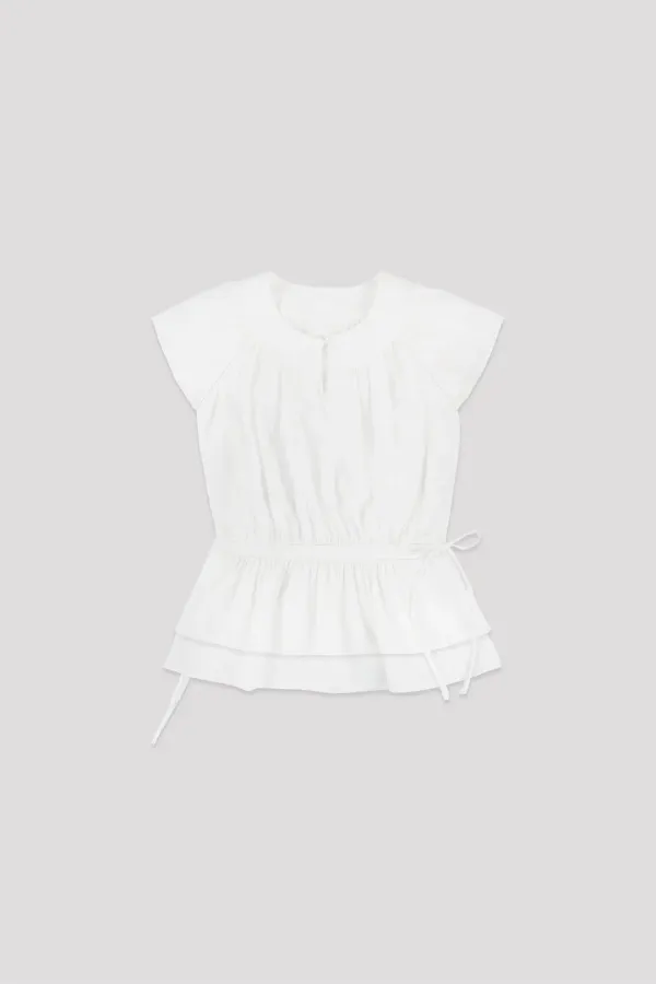 Sally string blouse_white
