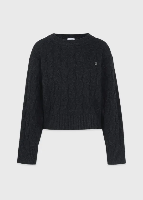  [44-120]  Juniper Twist Wool Knit  주니퍼 트위스트 울 니트 (겨울-데일리룩-데이트룩-출근룩-오피스룩-마실룩-기본템-겨울니트-꽈배기니트-울니트-자체제작) 