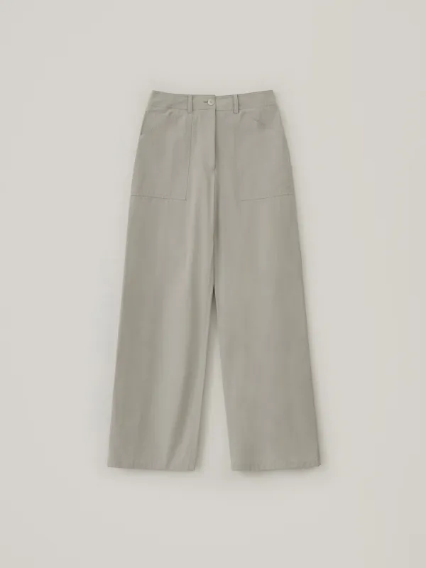 Vant Nylon Pants - Ash Beige