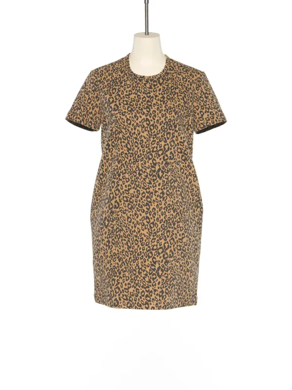 PS25 LEOPARD PRINT POCKET DRESS