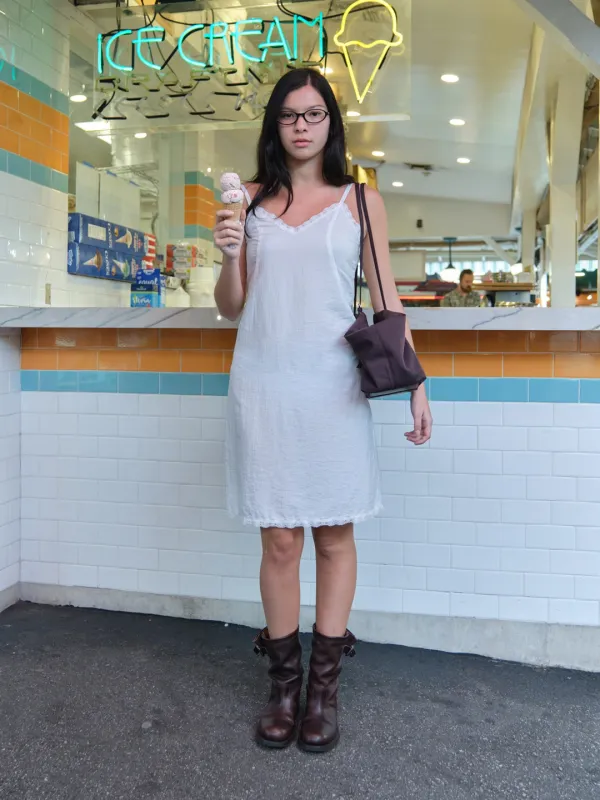 Lace Midi Dress_Ivory