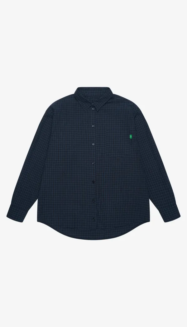 270. Vintage Check Shirt  _ Navy
