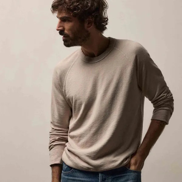 Vintage French Terry Sweatshirt - Stone Pigment