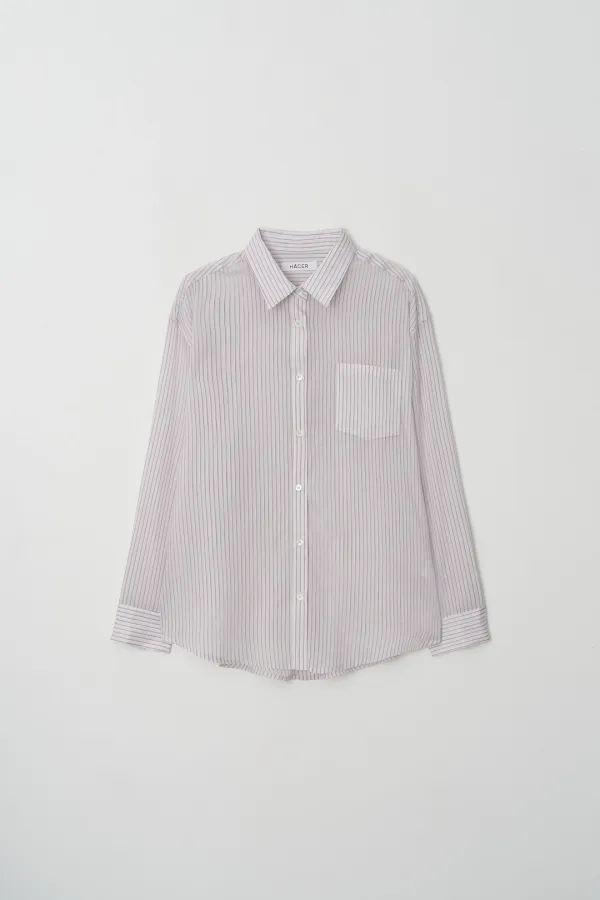 Tencel Stripe Shirt