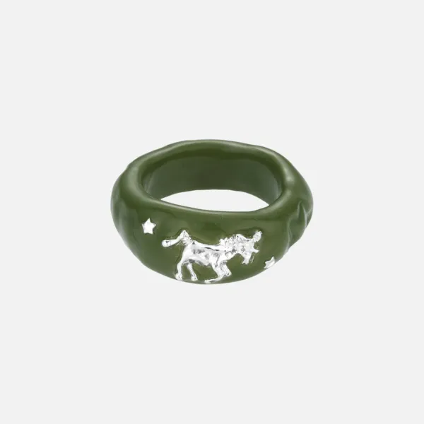 unicorn ring-khaki