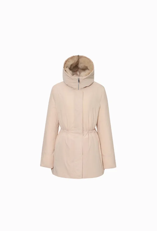 [WHITE LABEL] Hazel Fox Goose Down Padding (Beige)