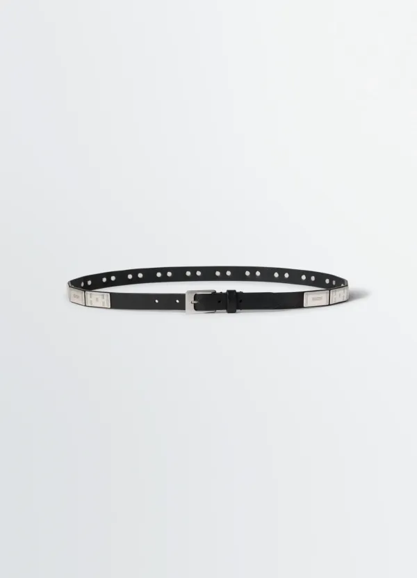 BUFFALO STUDS BELT 20 MM IN LEATHER