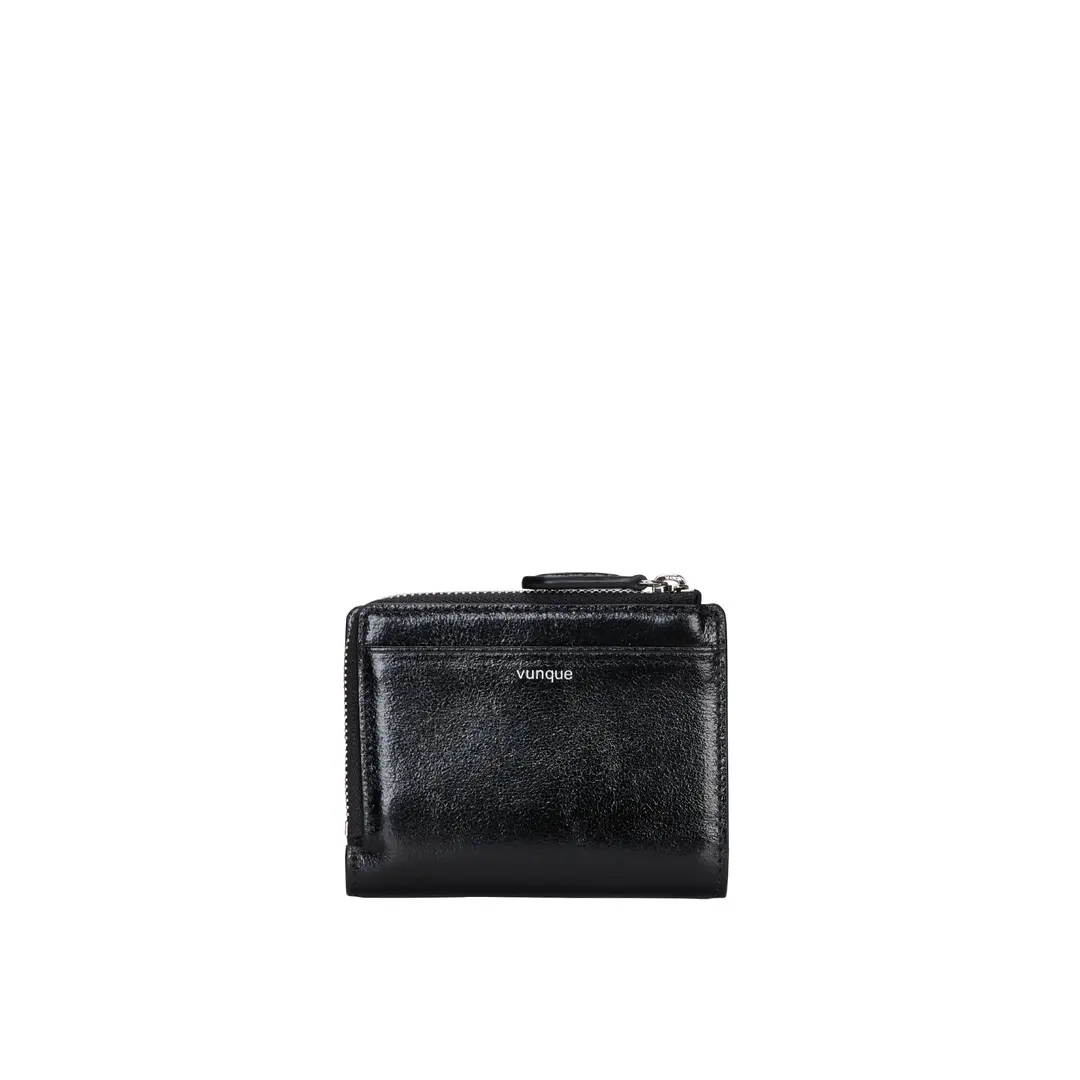 분크 Perfec Flip Half Wallet (퍼펙 플립 반지갑) Black 상품 이미지 2