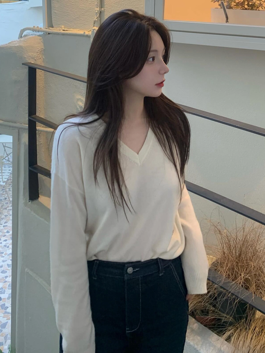 아티드 프리미엄 캐시미어 브이넥 니트_4COLORS 상품 이미지 1