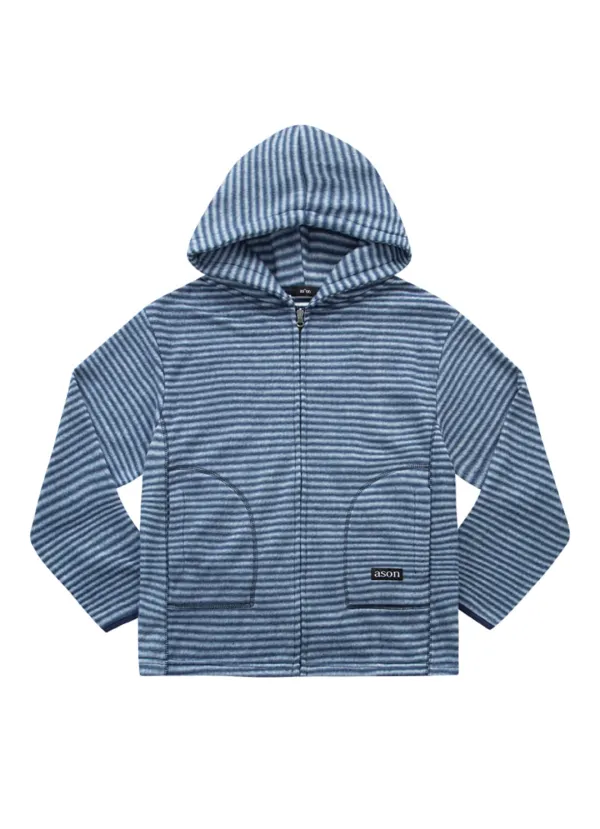DORIS FLEECE ZIP-UP / BLUE