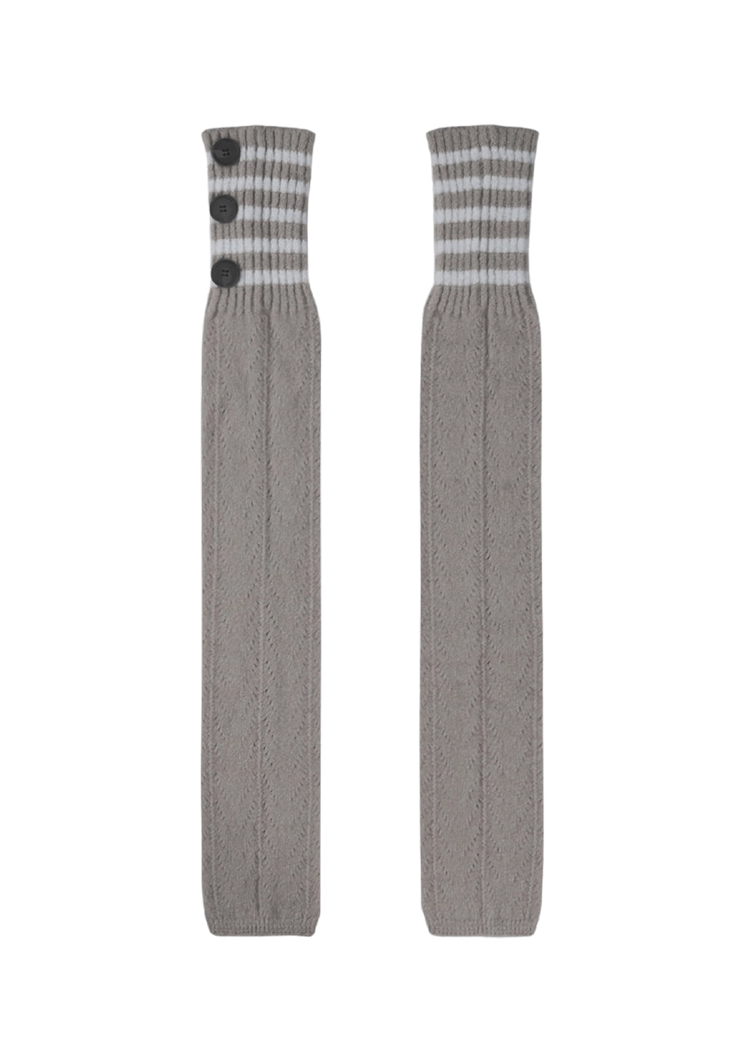 힐다 One-Side Button Leg Warmers [Gray] 상품 이미지 2