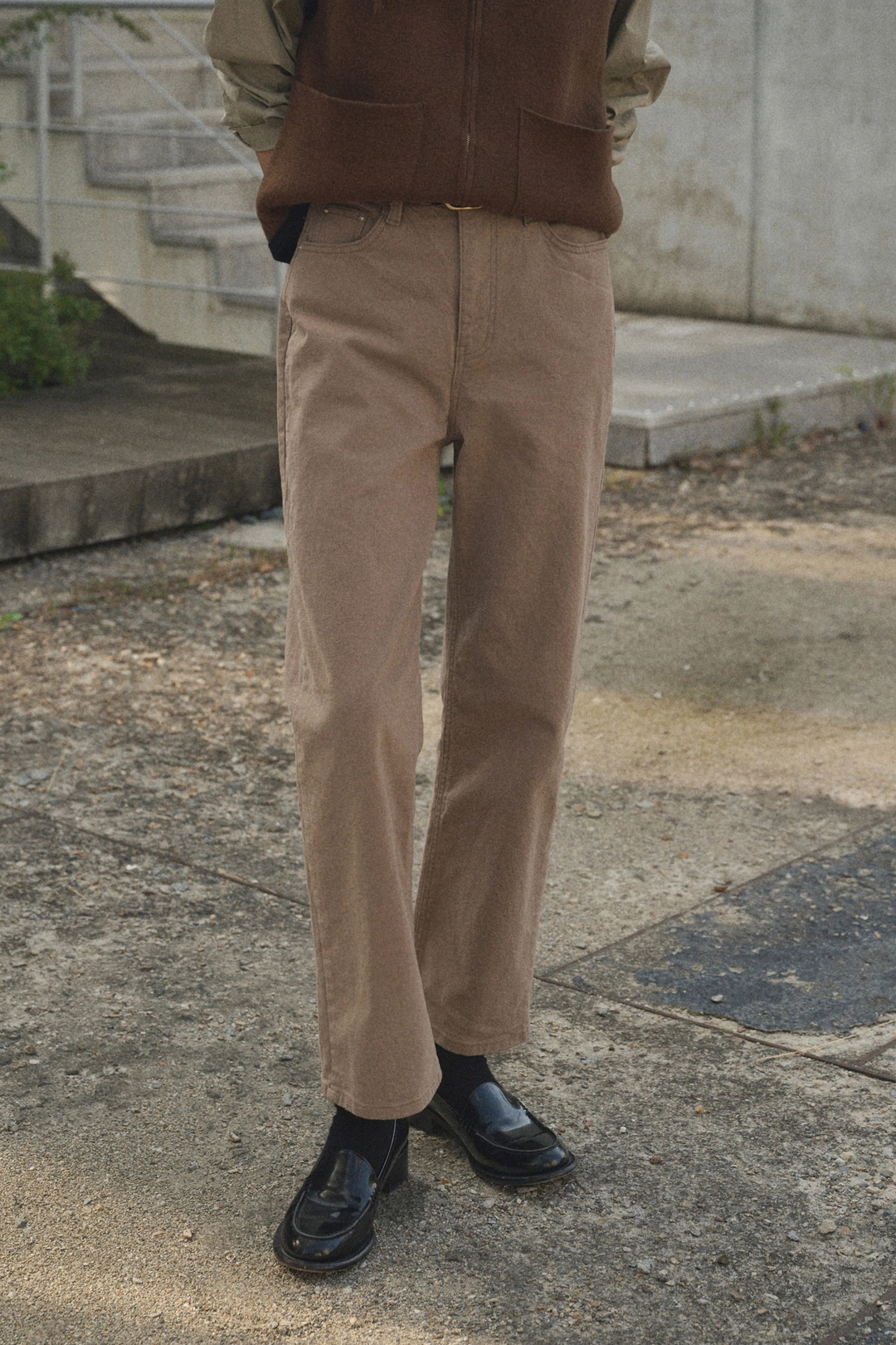 세이지먼트 FEIO SWEAT PANTS_BROWN  Sold Out 상품 이미지 2
