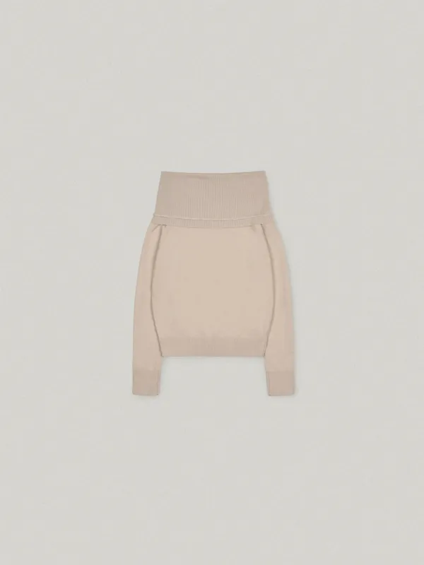 Lien Off Shoulder Knit - Beige리앙 오프숄더 니트