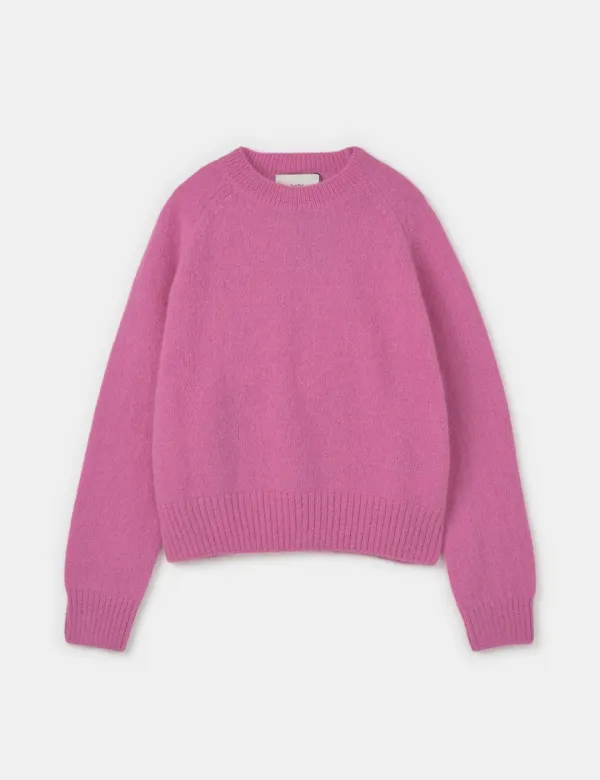 Lucy Crew-neck Sweater (Pink)