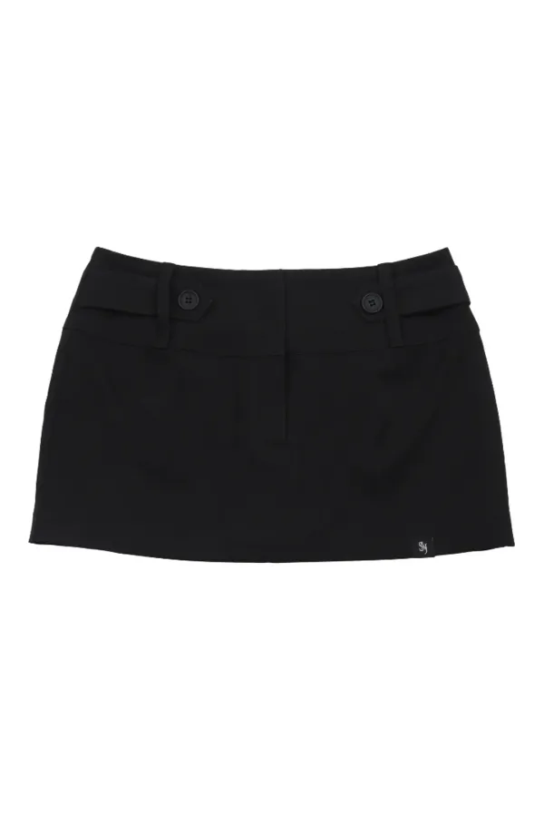 BIZO MINI SKIRT BLACK