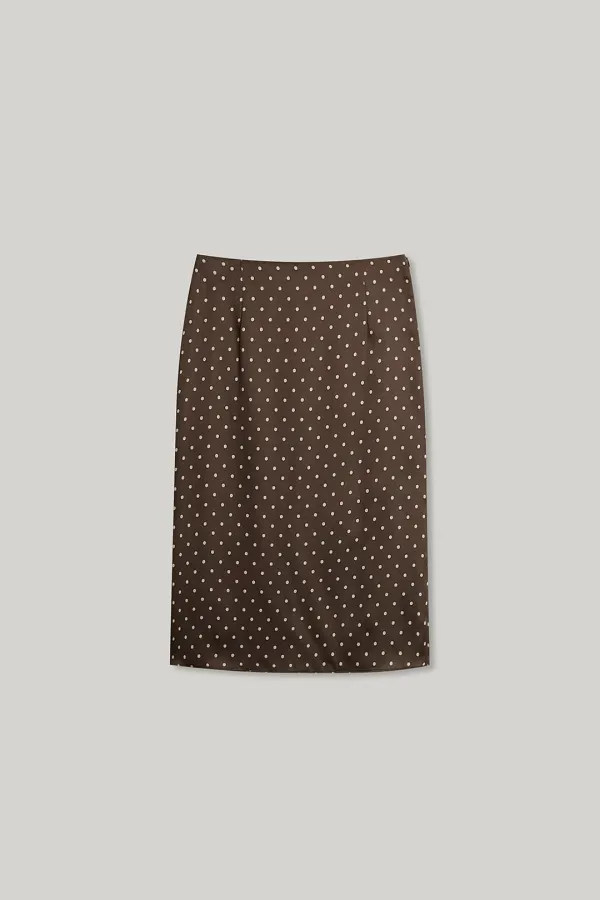 Rene Dot Midi Skirt