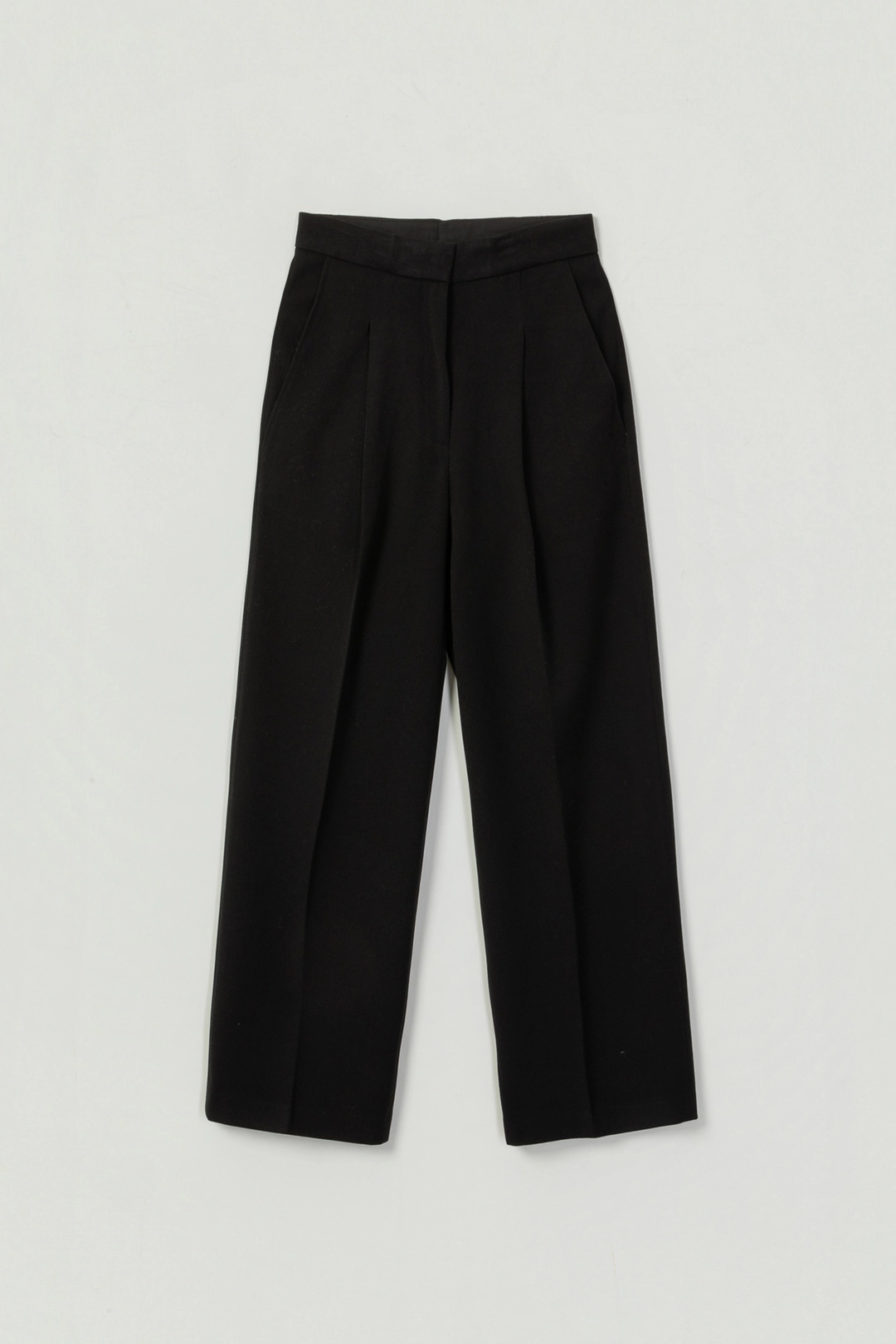 세이지먼트 KIDDO PINTUCK WOOL TROUSERS_BLACK 상품 이미지 2