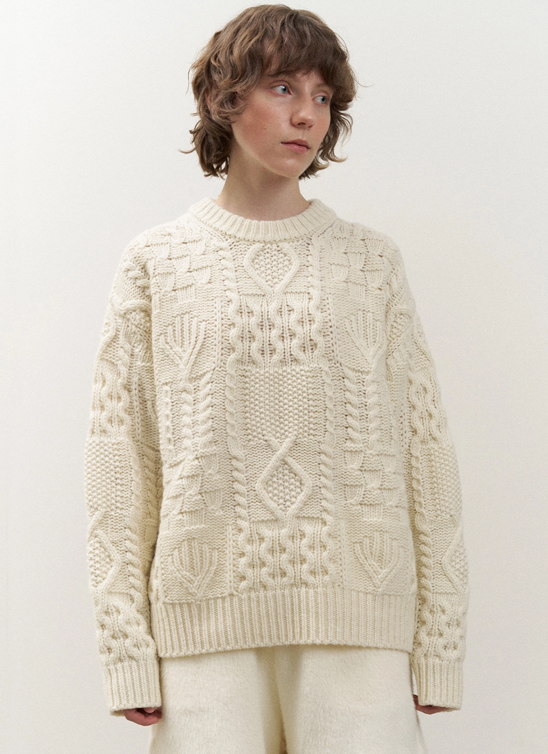 르닐 Haddley Knit (Ivory) 상품 이미지 1