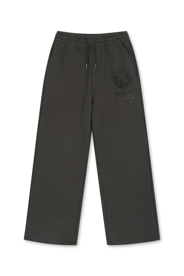 GRAFFITI ARTWORK SWEATPANTS IN CHARCOAL