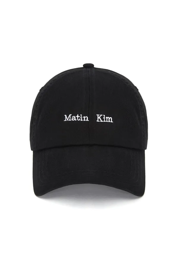 MATIN MINI CLASSIC LOGO BALL CAP IN BLACK