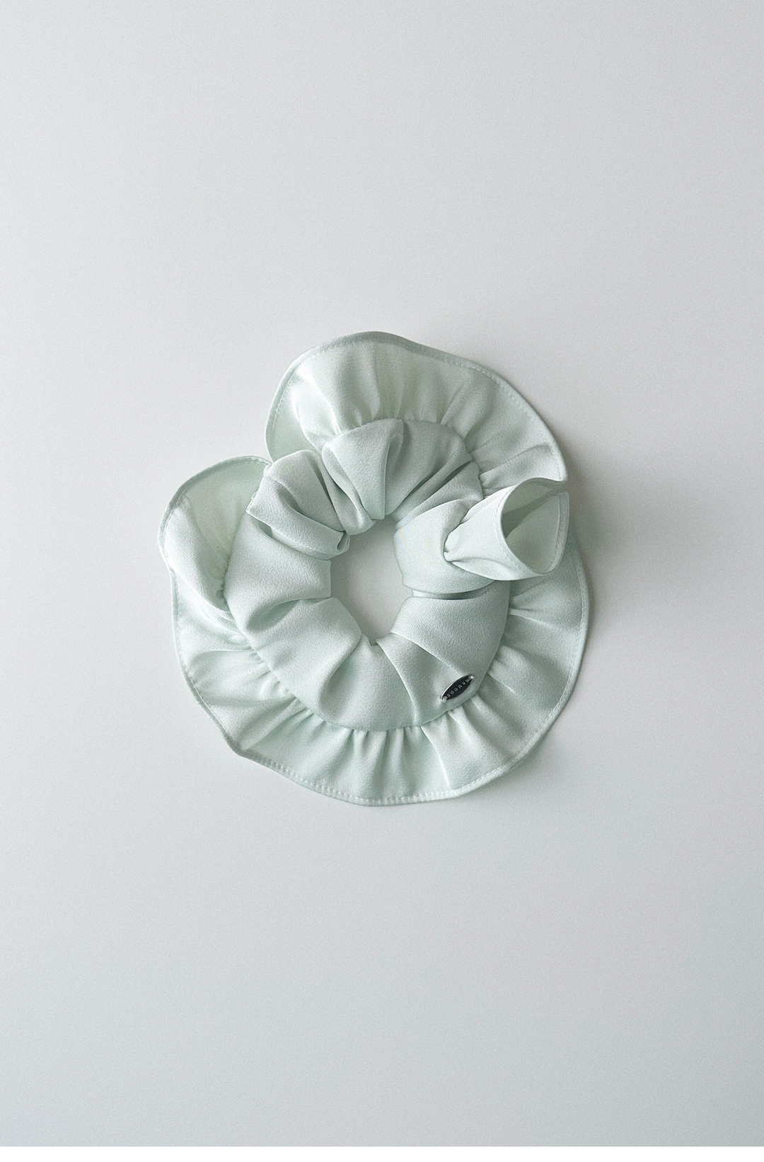 순수 Ruffle Scrunchie (Mint) 상품 이미지 1