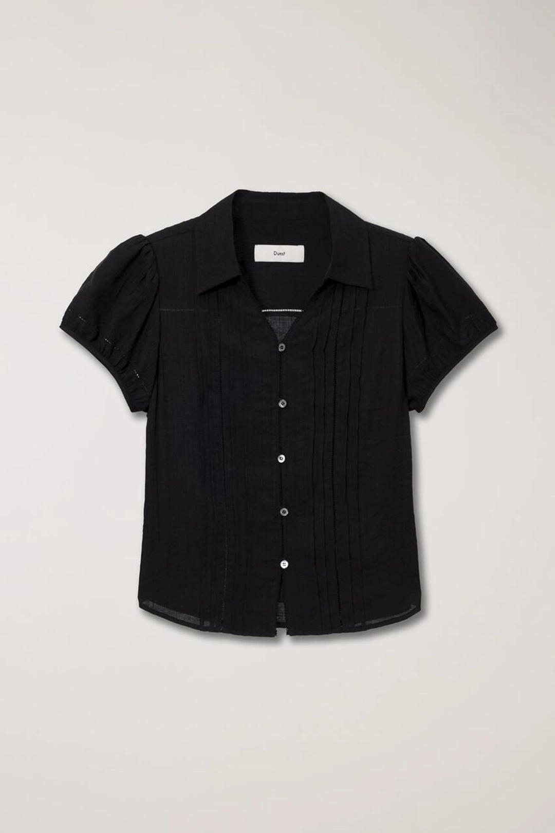 던스트 SHIRT COLLARED BLOUSE BLACK 상품 이미지 1