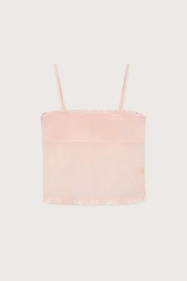 Layered Frill Blouse (Light Pink)