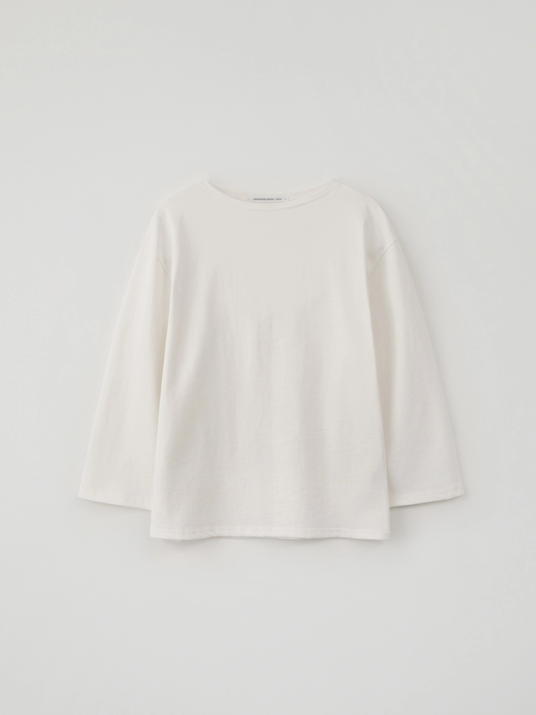톨로 Essential Cotton Boatneck Tee(Ivory) 상품 이미지 1