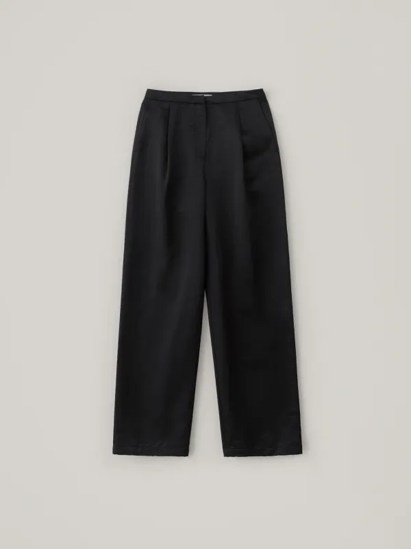Marlowe Cupra String Pants - Black