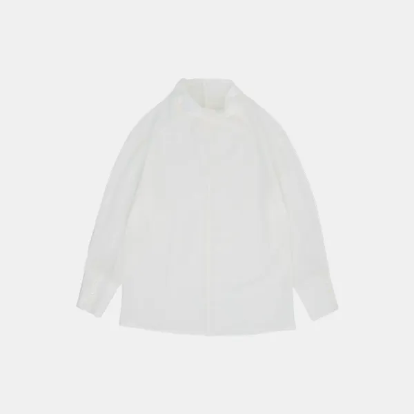 SITP5223 루즈 핏 카울넥 블라우스_Ivory