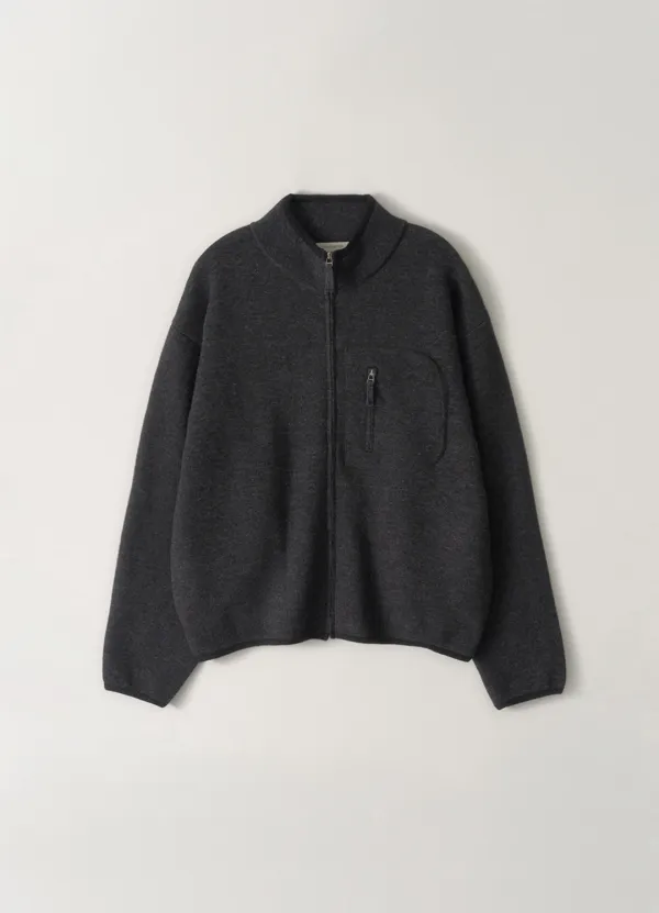 Dicky zip-up jumper (Charcoal)